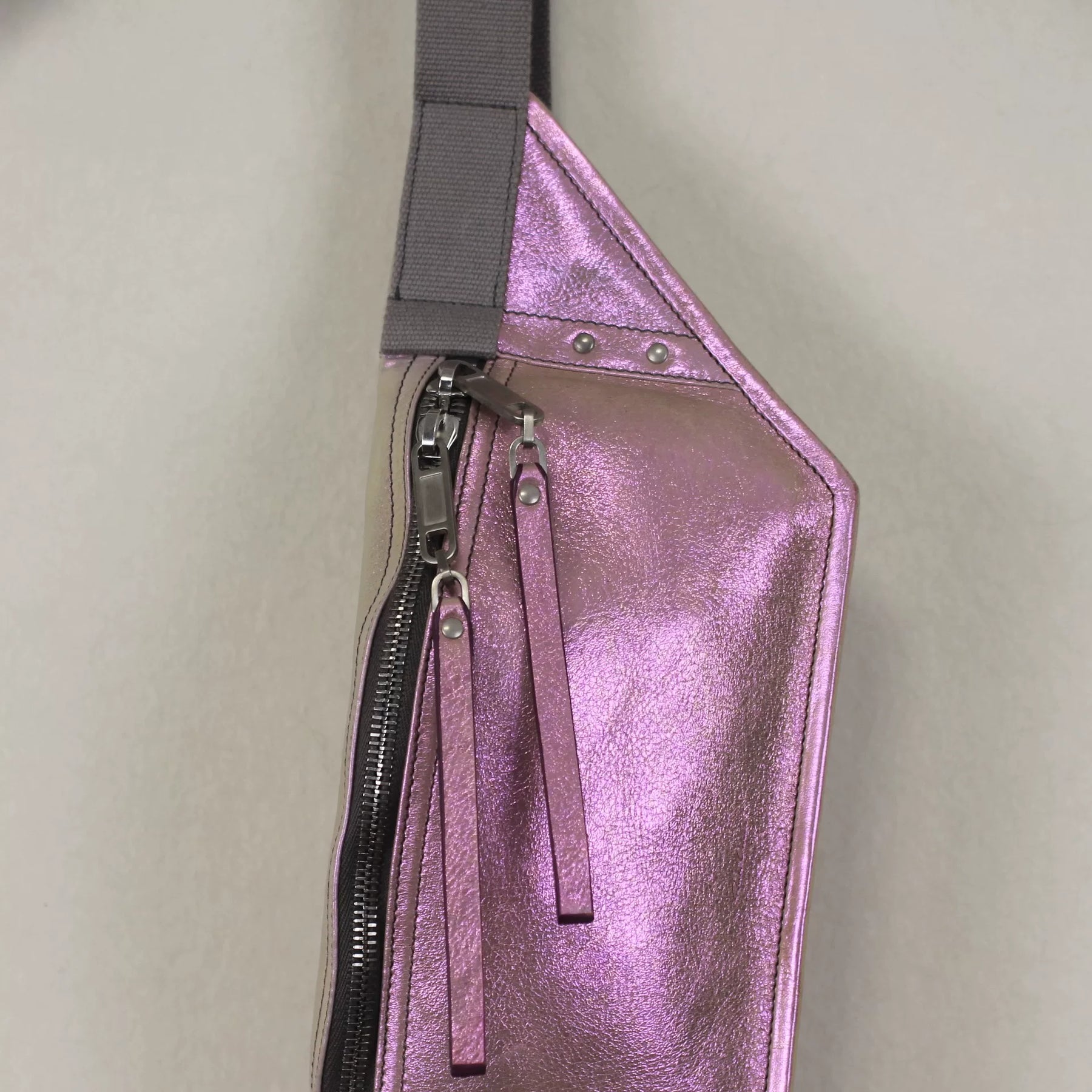 Rick Owens Laser Leather Shoulder Bag