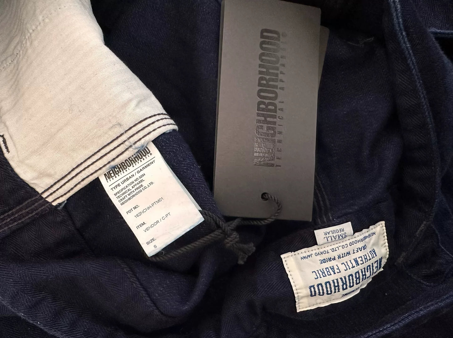 blue dye herringbone fabric overalls