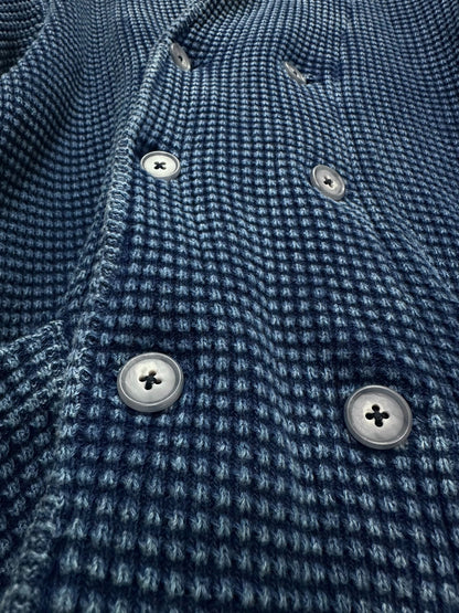 PORTER CLASSIC Indigo Double-Breasted Jacket