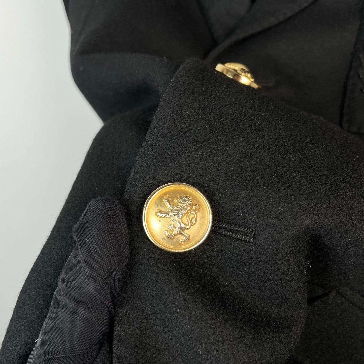 Saint Laurent Black Wool/Silk Blazer