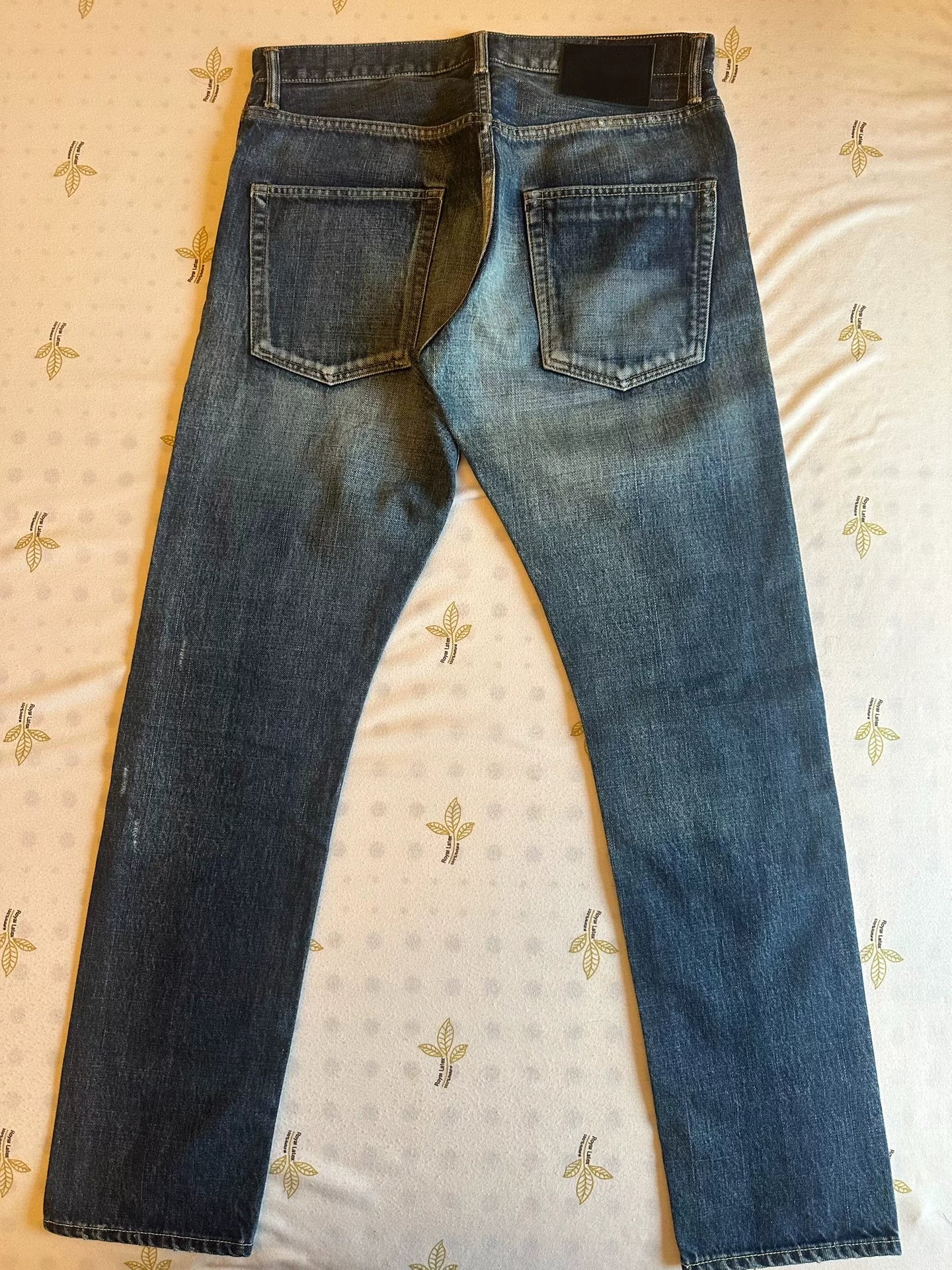 VISVIM Blue Distressed Denim Jeans W34L30