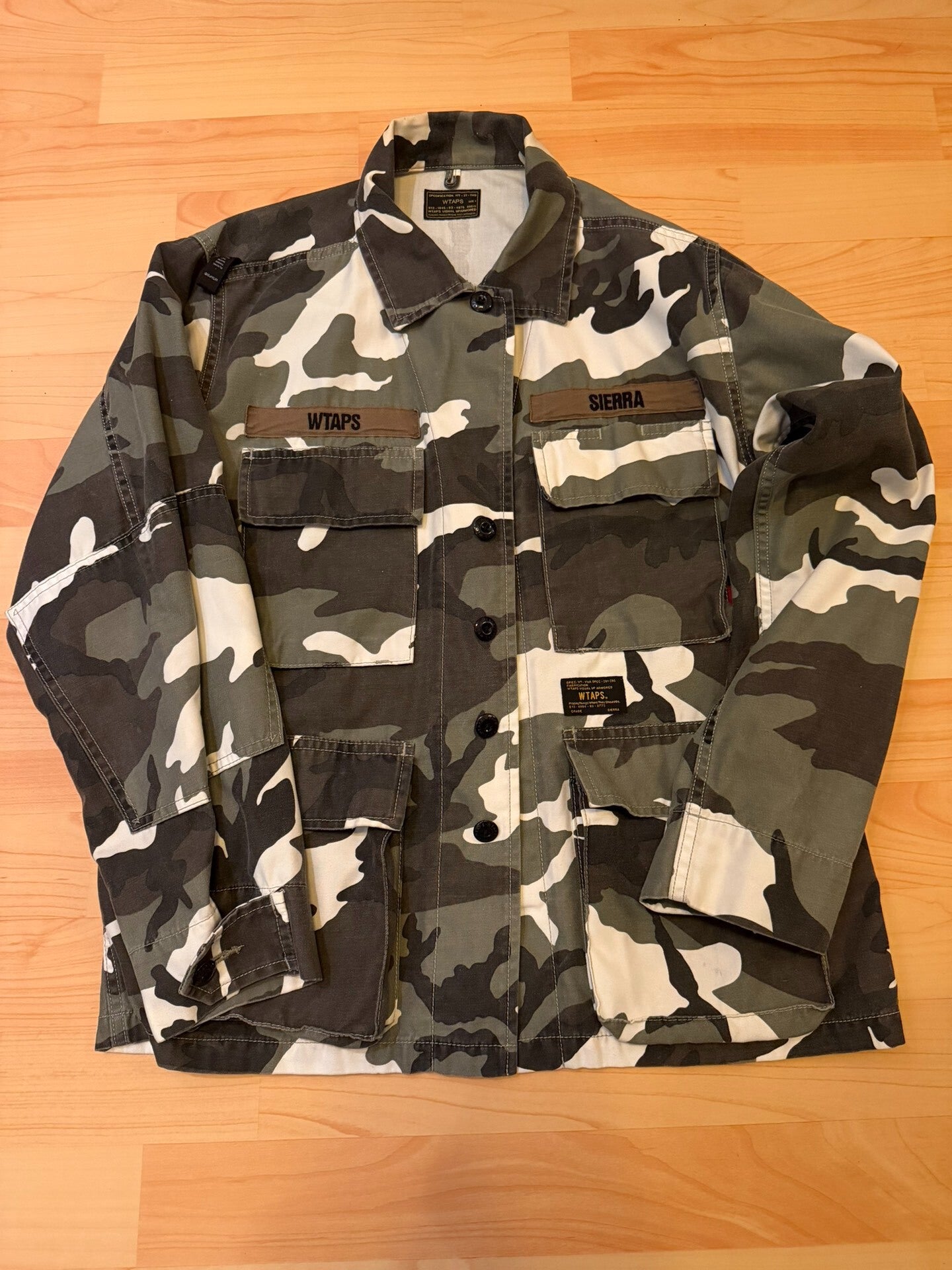 WTAPS 16SS Jungle LS Camo Shirt