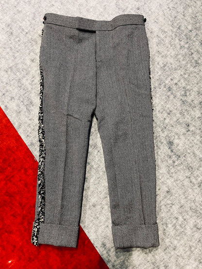 Thom Browne Low Rise Wool Suit Trousers