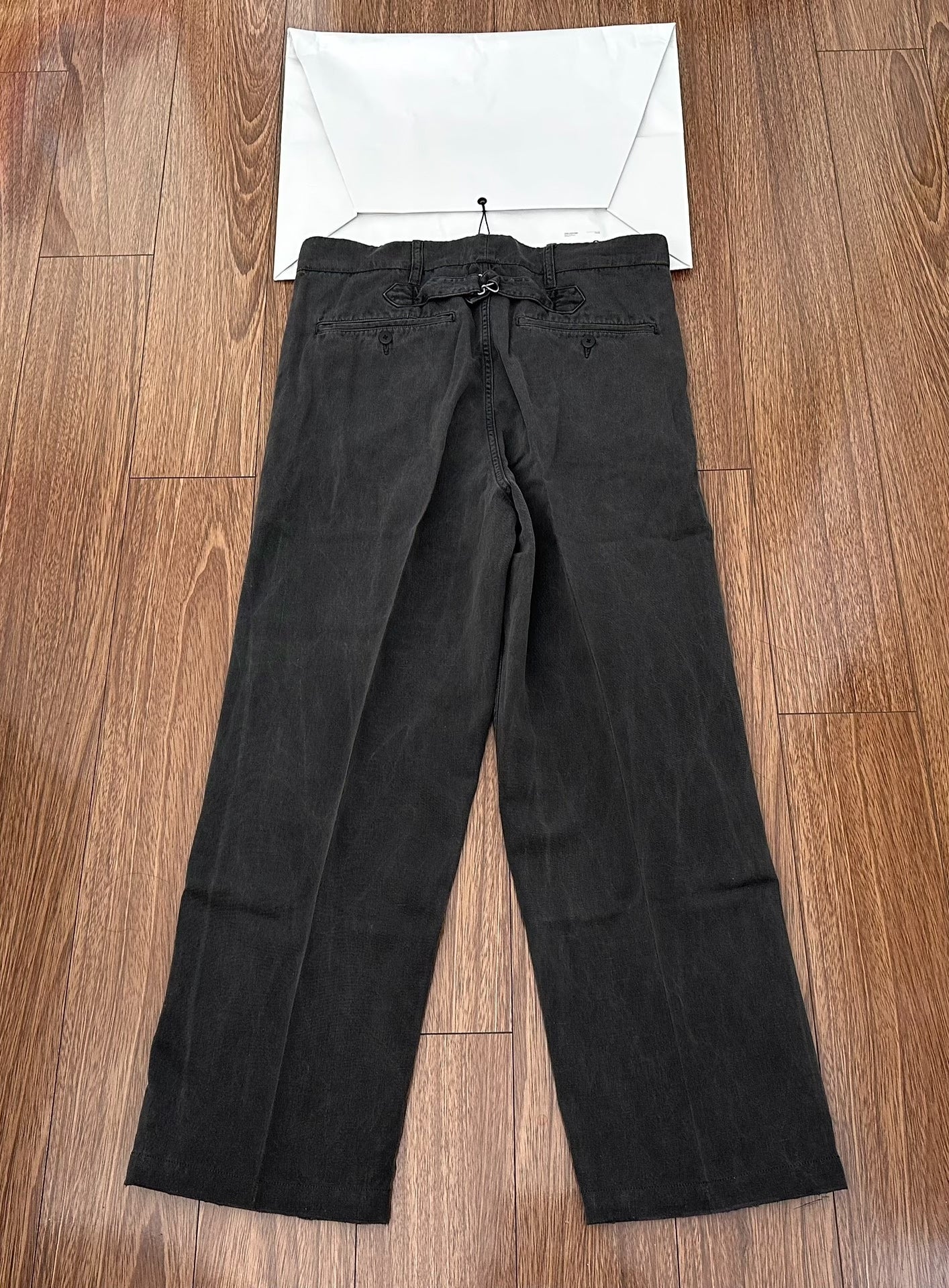 visvim black alper pants for casual wear