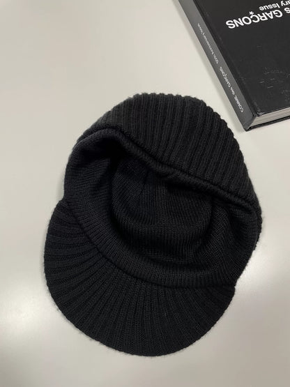 Undercover Jun Takahashi Black Knit Visor Cap