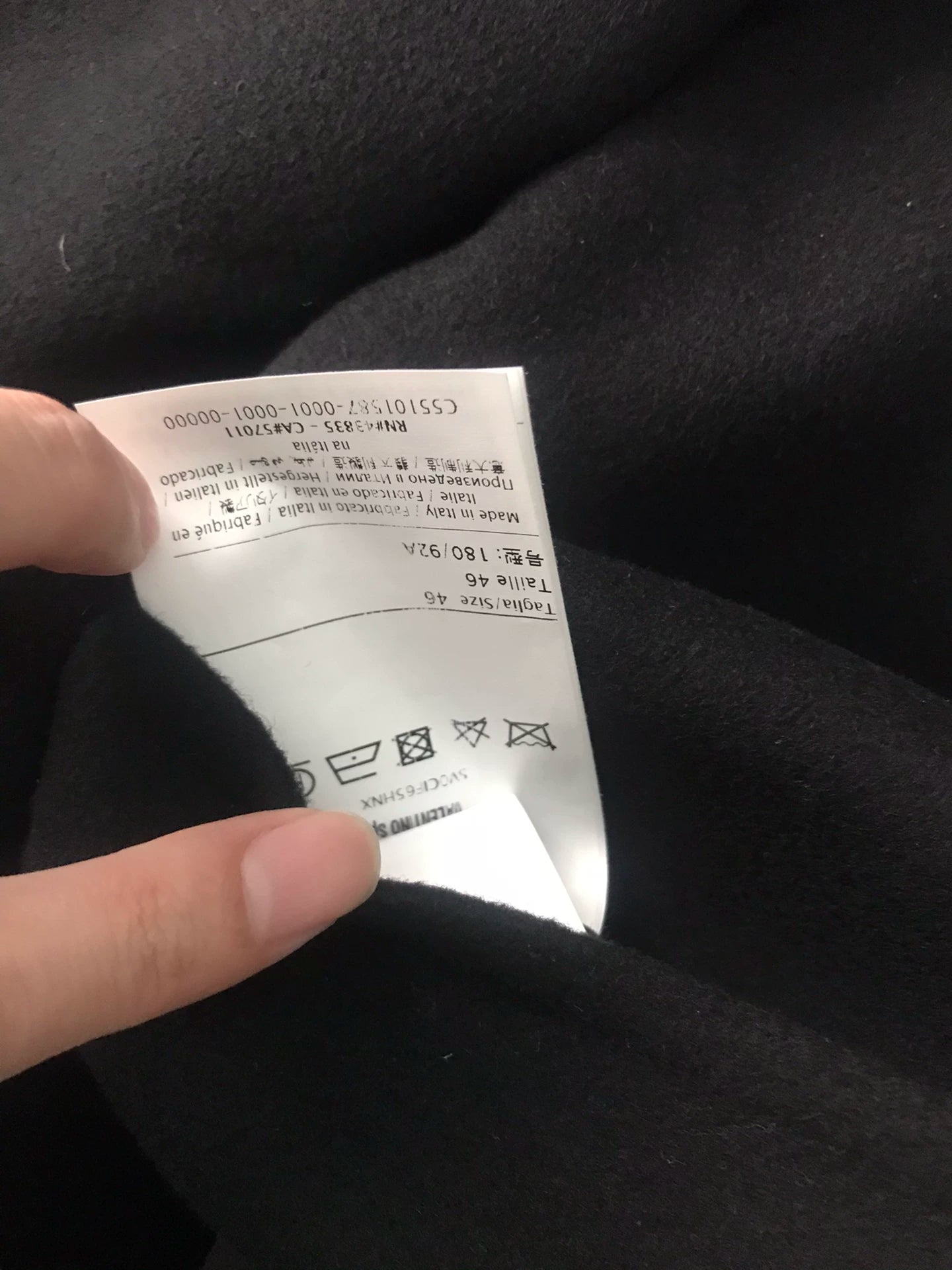 valentino oversized wool cashmere jacket