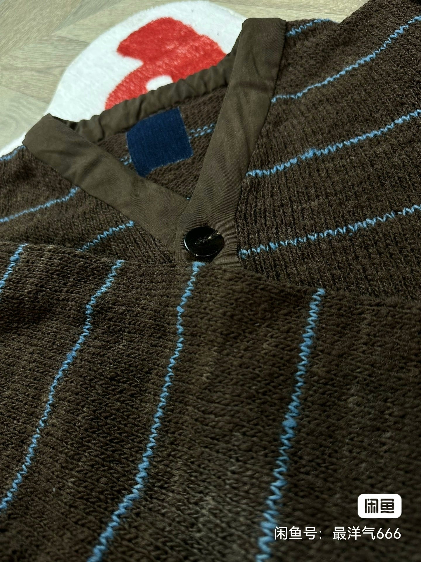 visvim selmer long cardigan wool blend