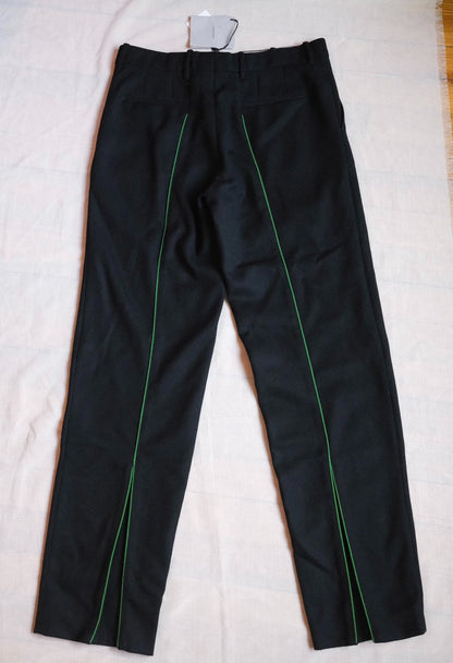 NAMACHEKO Wool Back Piping Trouser