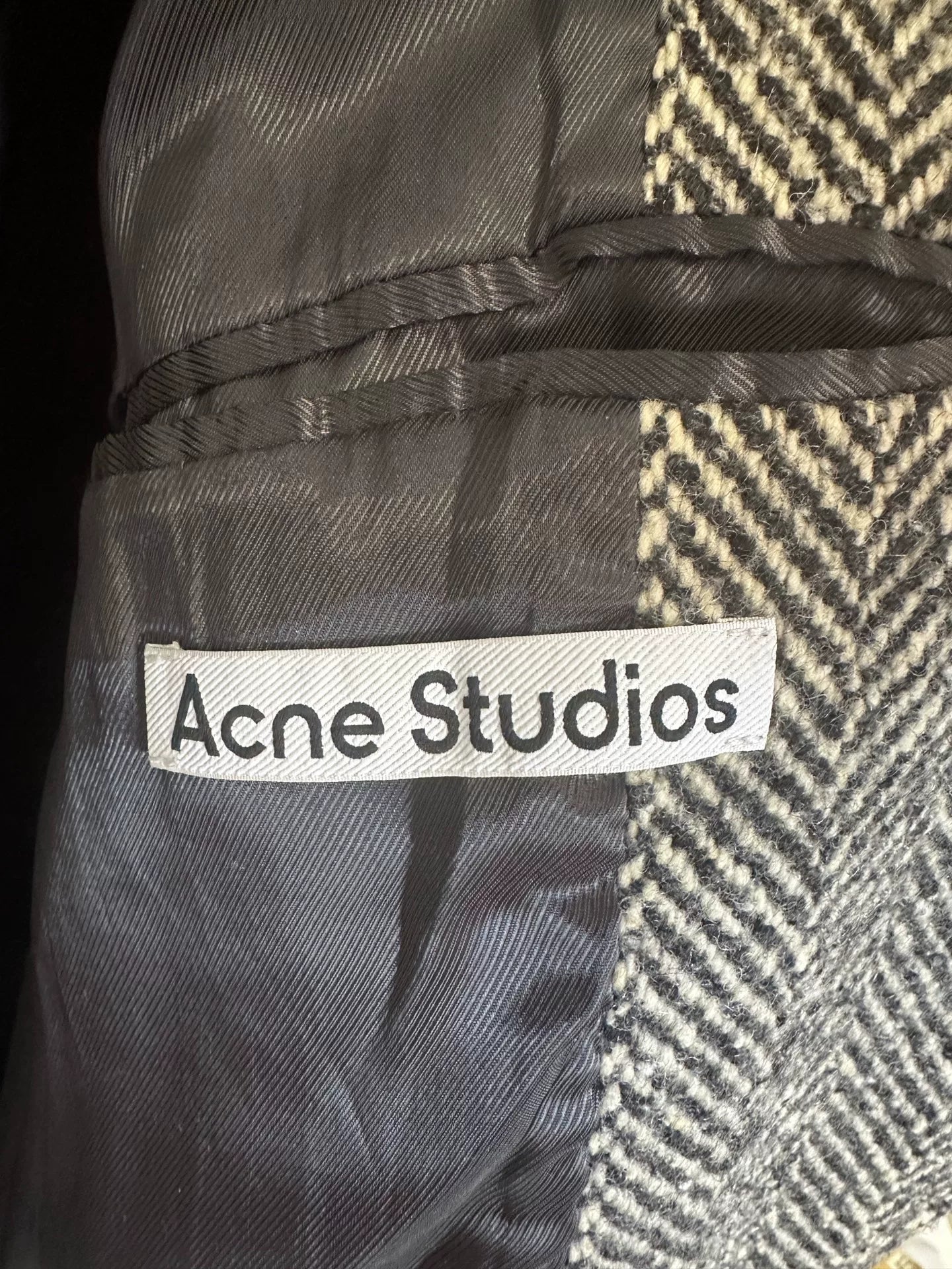 Acne Studios Wool Overcoat Size 44