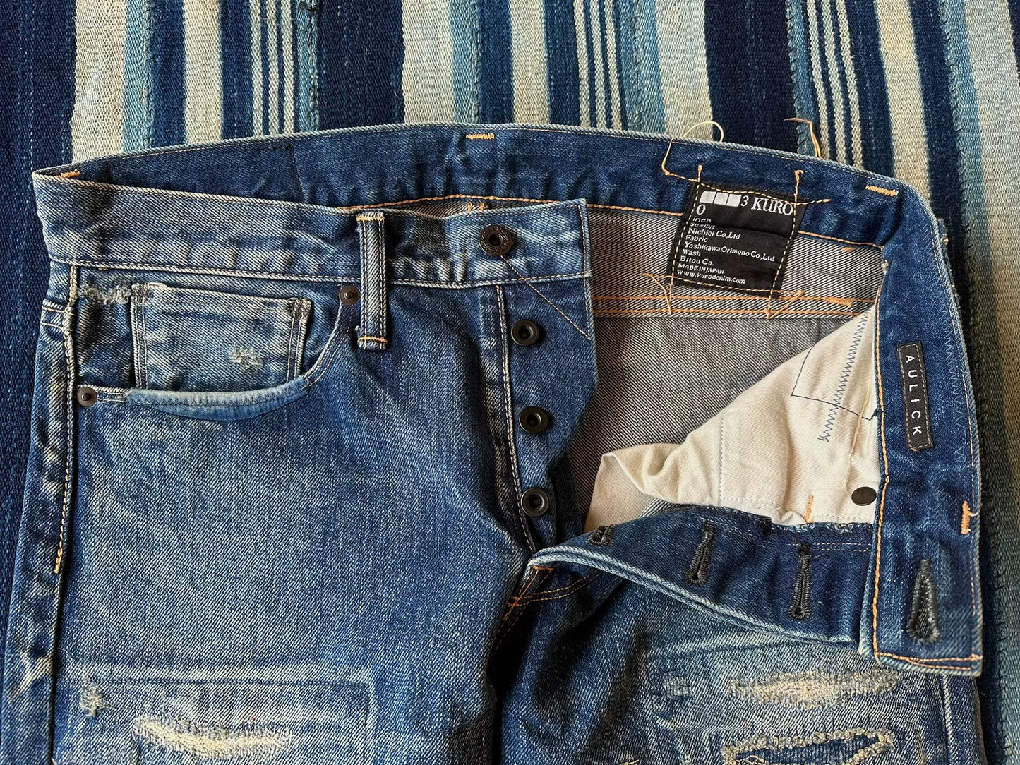 Kuro Aulick 03 Patchwork Denim Pants