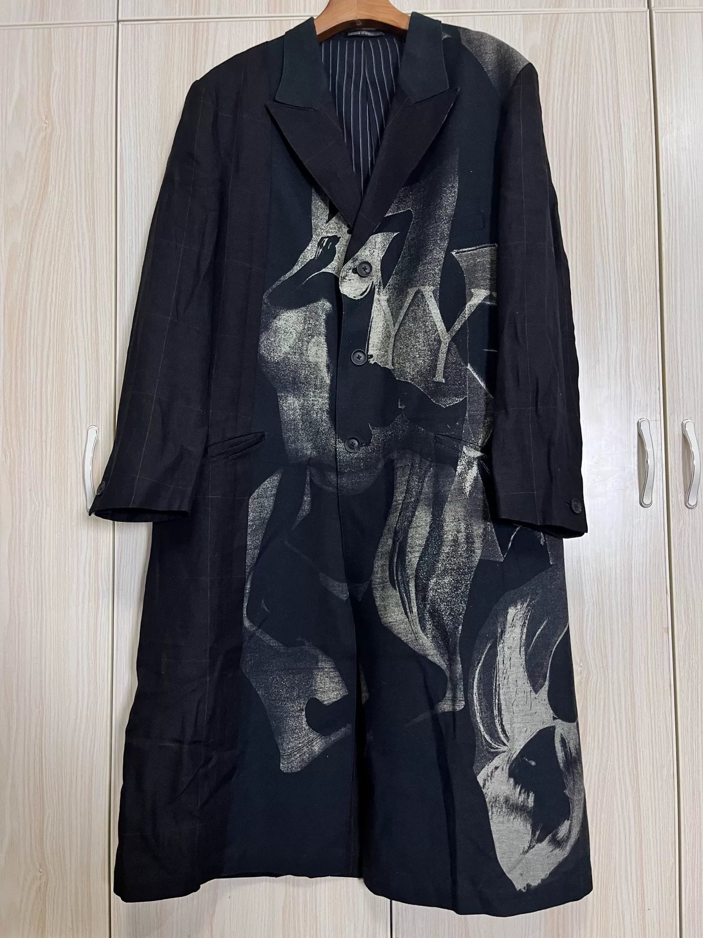 Yohji Yamamoto 2023 SS Linen Totem Coat