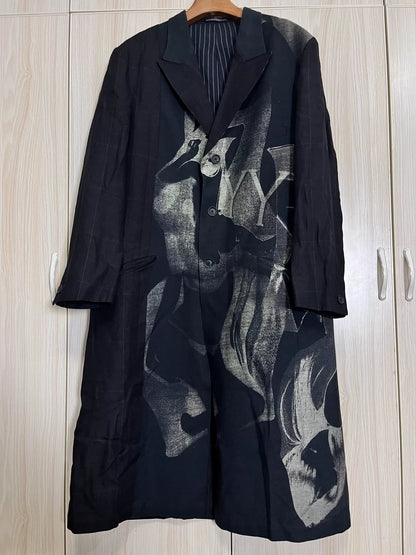 Yohji Yamamoto 2023 SS Linen Totem Coat