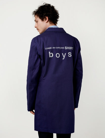 Comme Des Garcons Boys Line Trench Coat