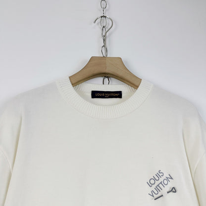 Louis Vuitton Chest Logo Embroidered Knit Tee