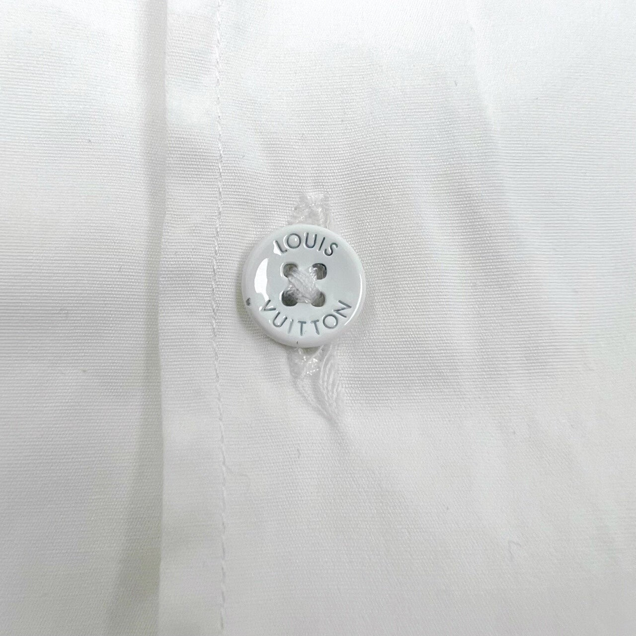 Louis Vuitton White Peace Dove Logo Shirt
