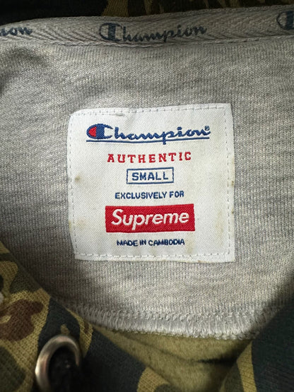 supreme champion tiger camo sweatshirt size S