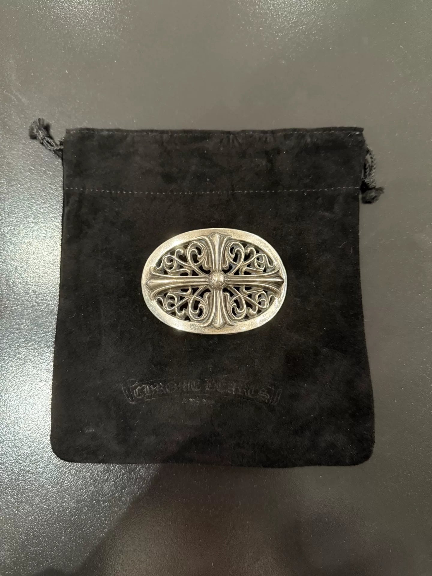 Chrome Hearts Oval Keeper Belt Buckle