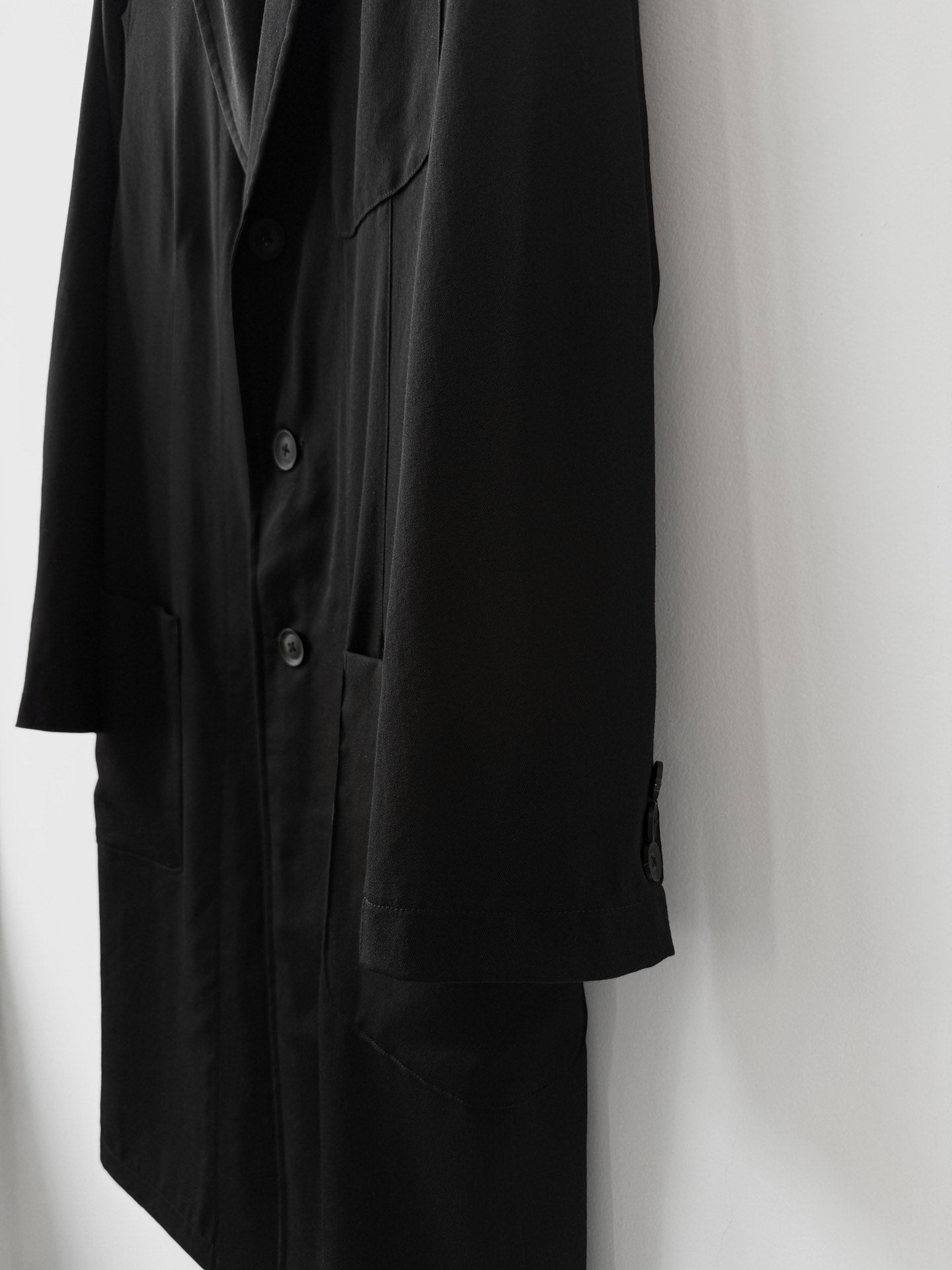 Yohji Yamamoto 21AW Gaba Wool Trench Coat