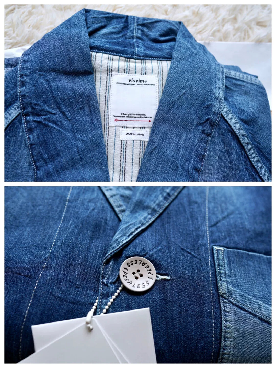 VISVIM SS FOUR CORNERS COATDRY HW LINING 19AW