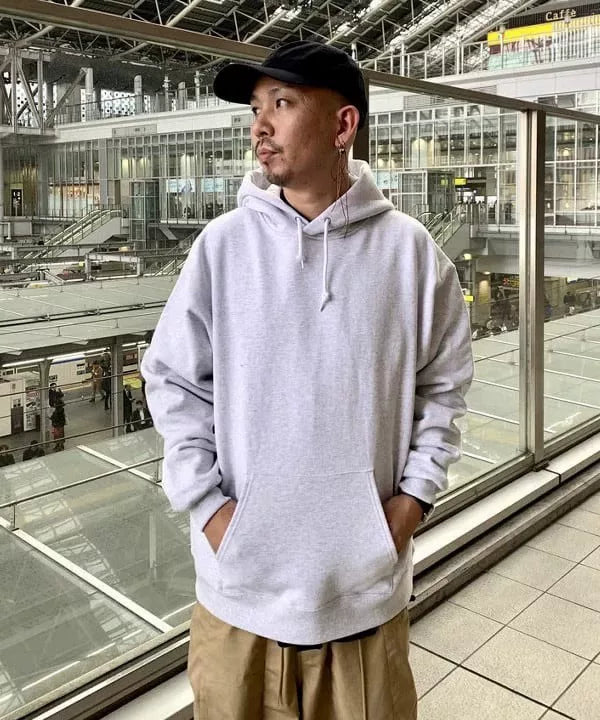 BEAMS Cotton Loose Fleece Hoodie