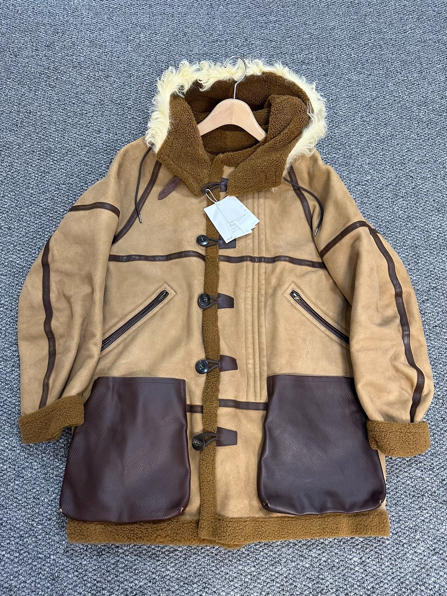 visvim Shearling Hudson Coat