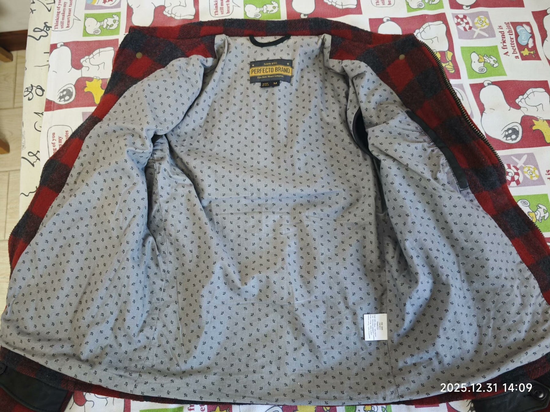 Schott P731 Limited Wool Leather Jacket