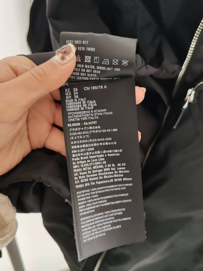 Prada Nylon Jacket with Triangle Logo