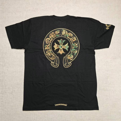 Chrome Hearts Camouflage Horseshoe Short Sleeve