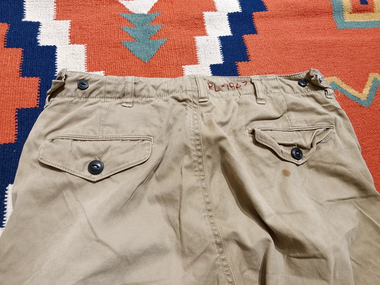 Ralph Lauren RL Canvas Distressed Pants