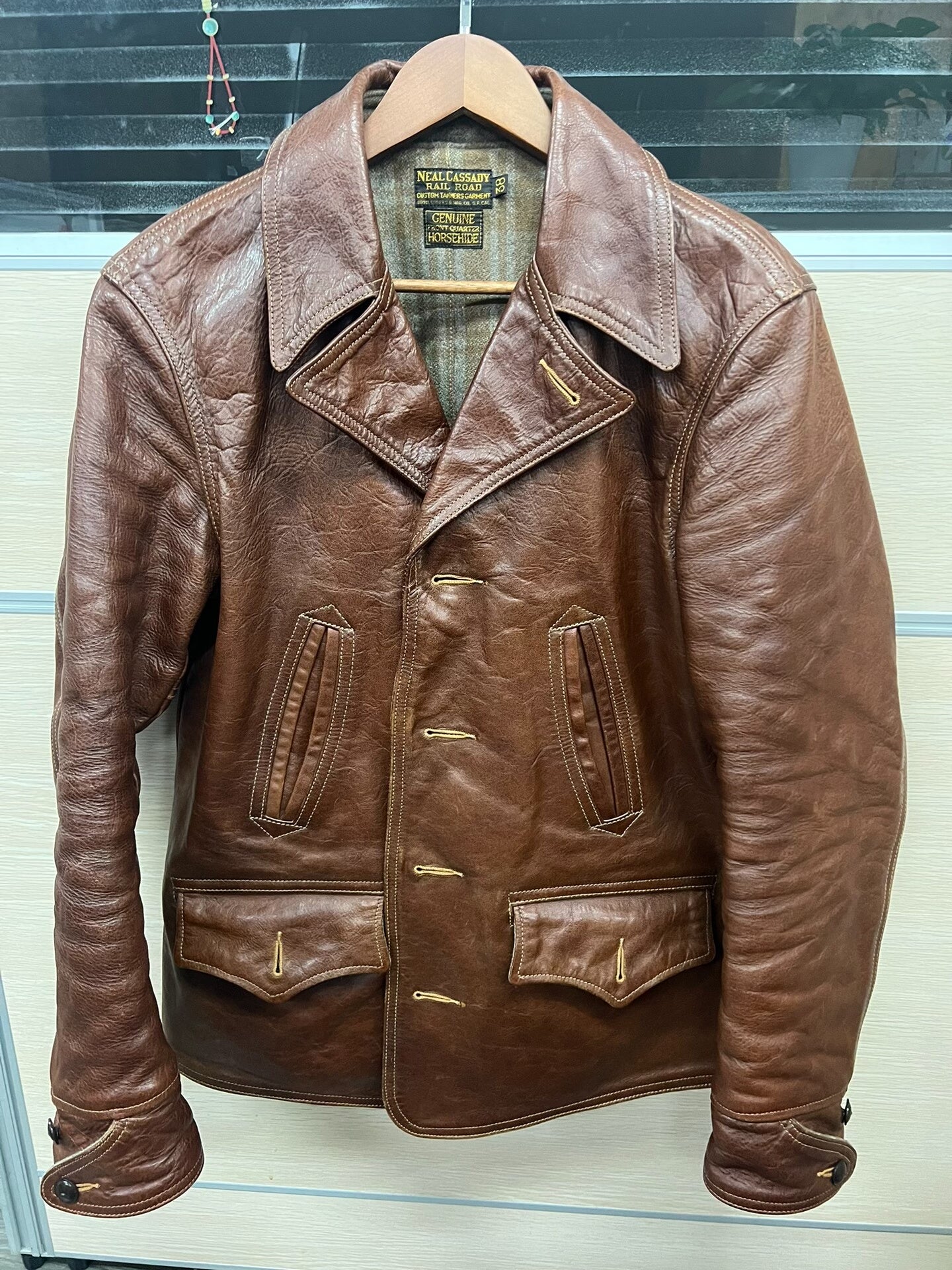 Freewheelers Brown Leather Jacket