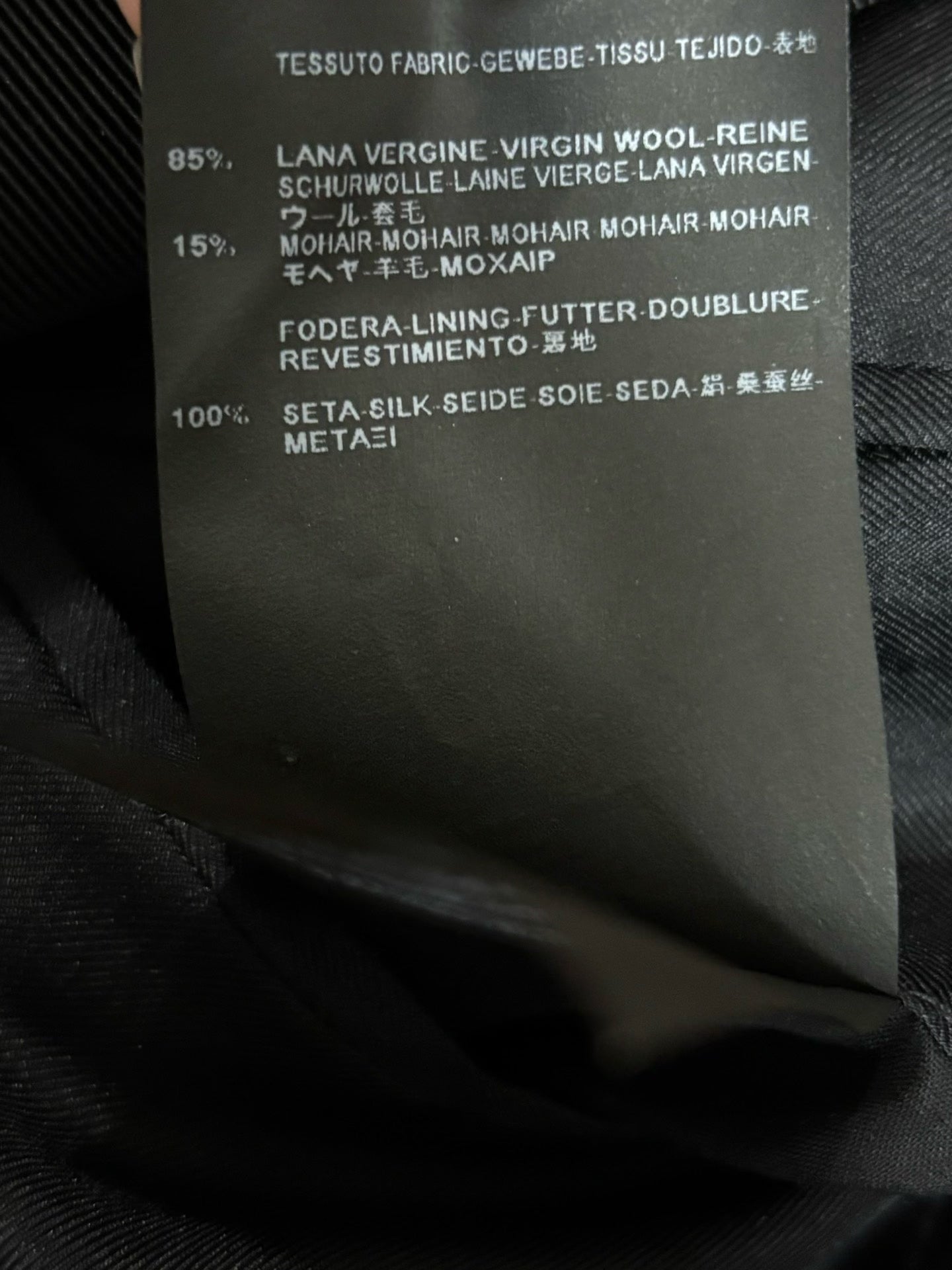 Saint Laurent Structured Dark Gray Blazer