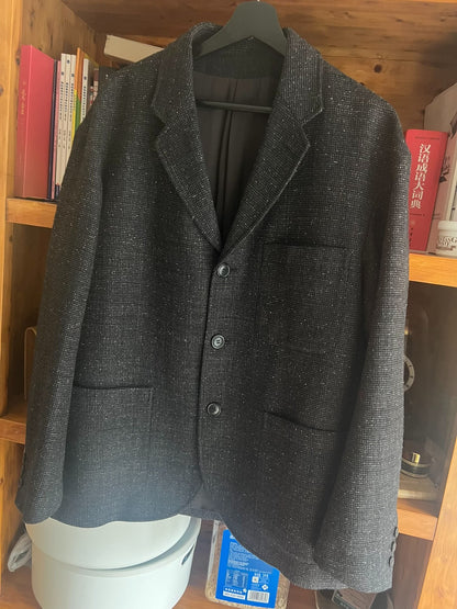 visvim falkland blazer jacket thick fabric