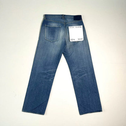 VISVIM Social Sculpture 01 Wide Damaged Jeans