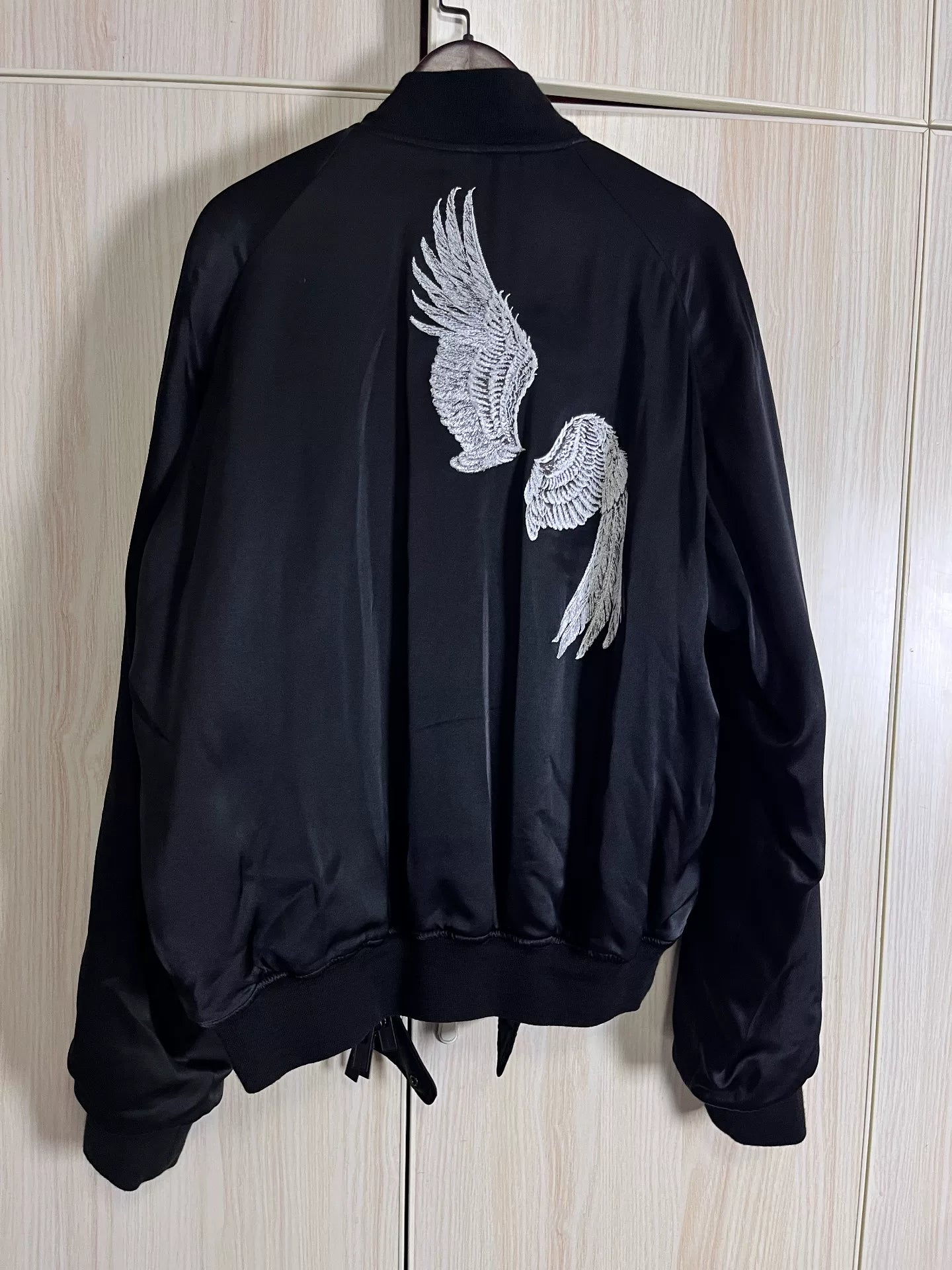 Yohji Yamamoto Silk Jacket Wing Design