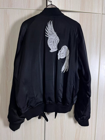 Yohji Yamamoto Silk Jacket Wing Design