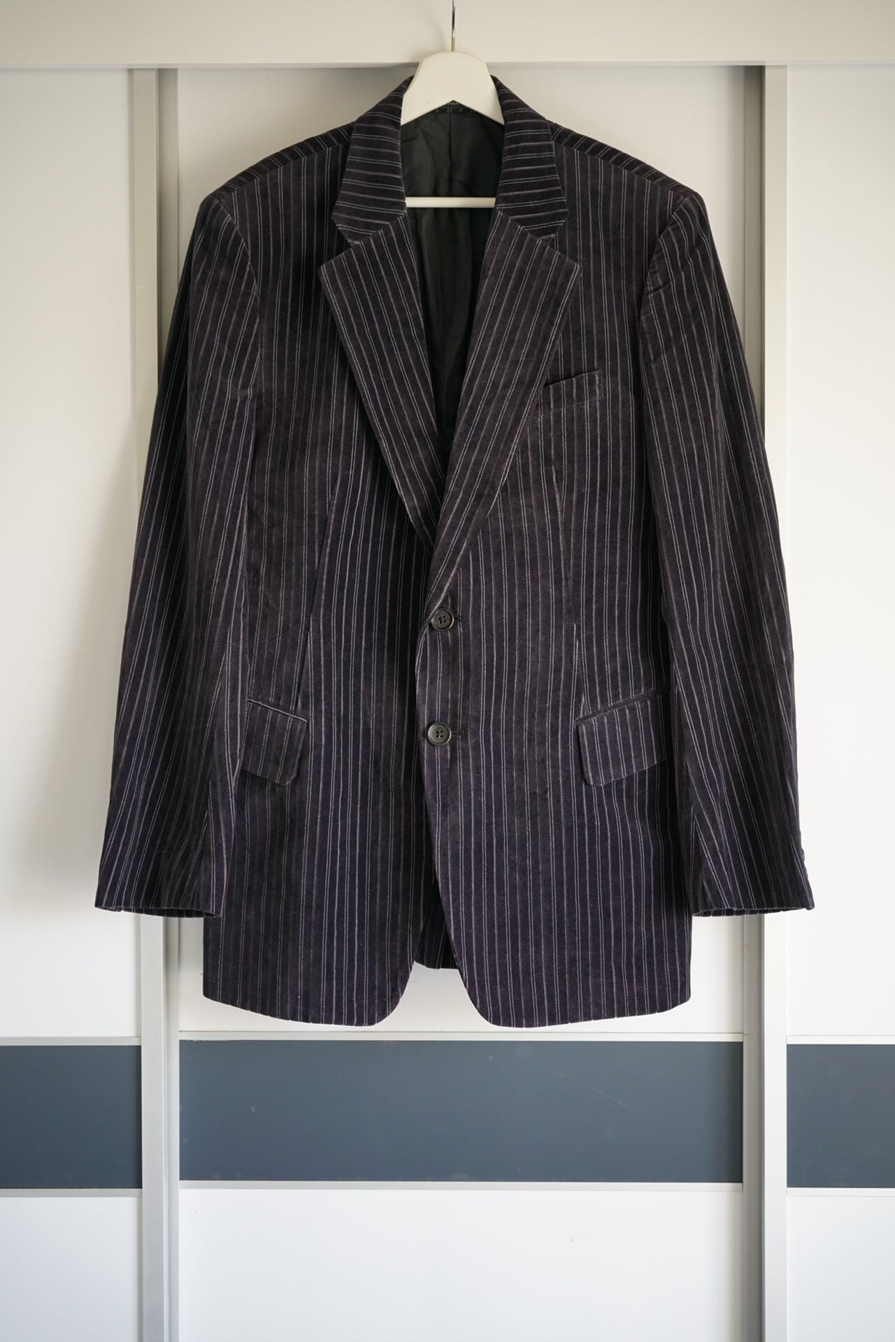 Yohji Yamamoto Velvet Stripe Suit