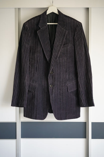 Yohji Yamamoto Velvet Stripe Suit