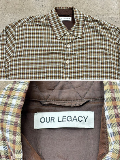 Our Legacy Checkered Shirt Above Shirt