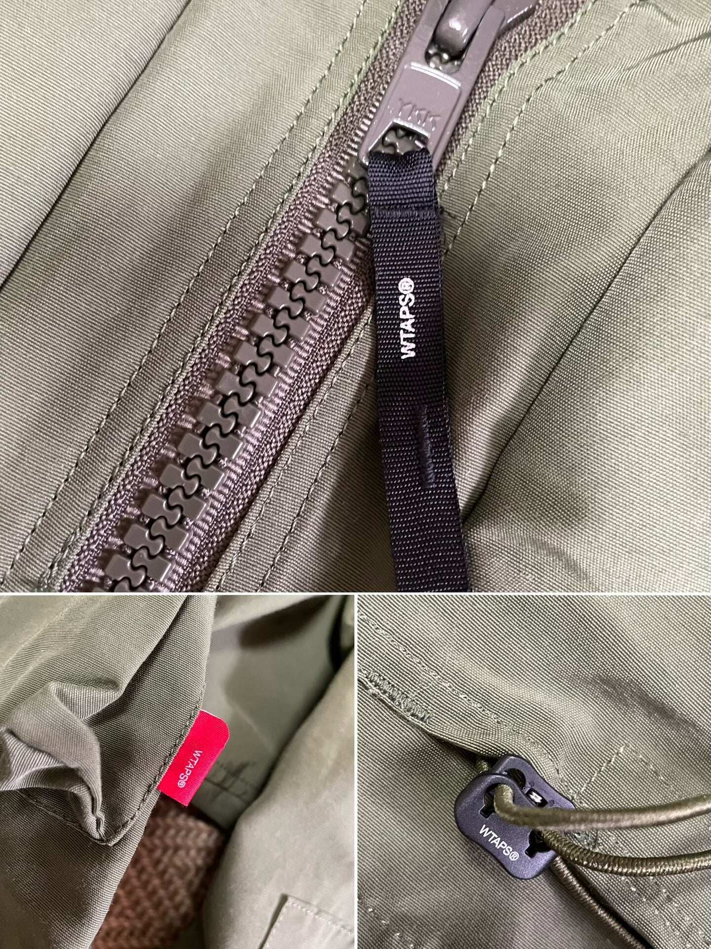 wtaps parasmock jacket with hood and pockets