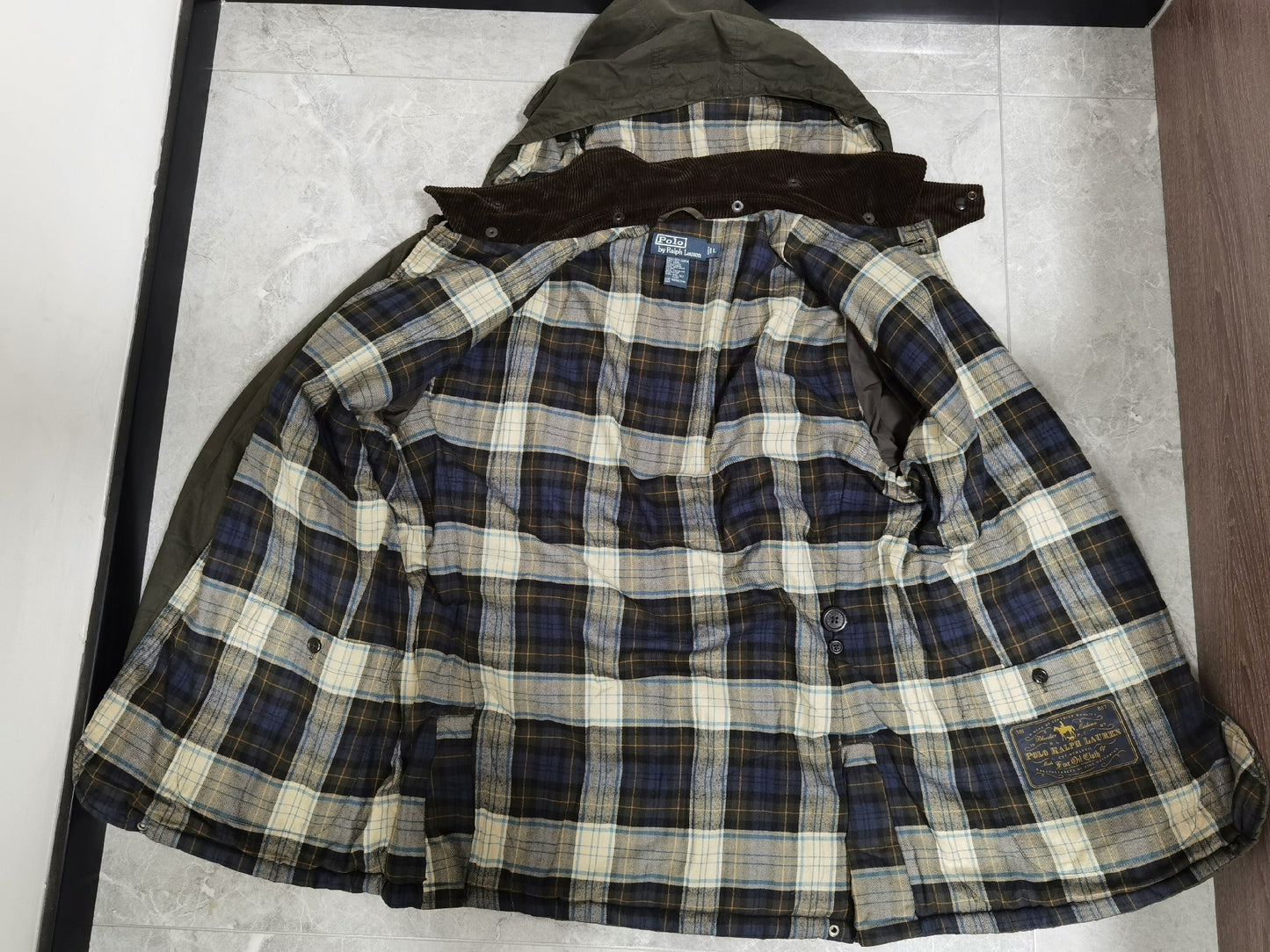 RRL Ralph Lauren Waxed Quilted Hunting Jacket