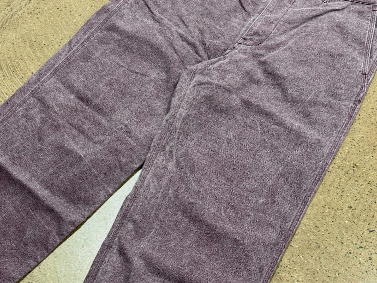 AURALEE Washed Organic Canvas Pants