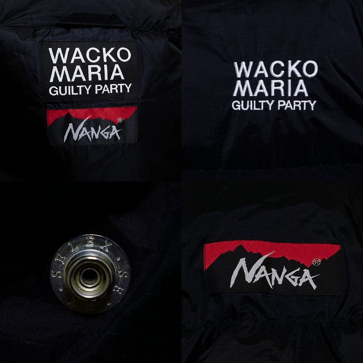 wacko maria nanga down jacket black