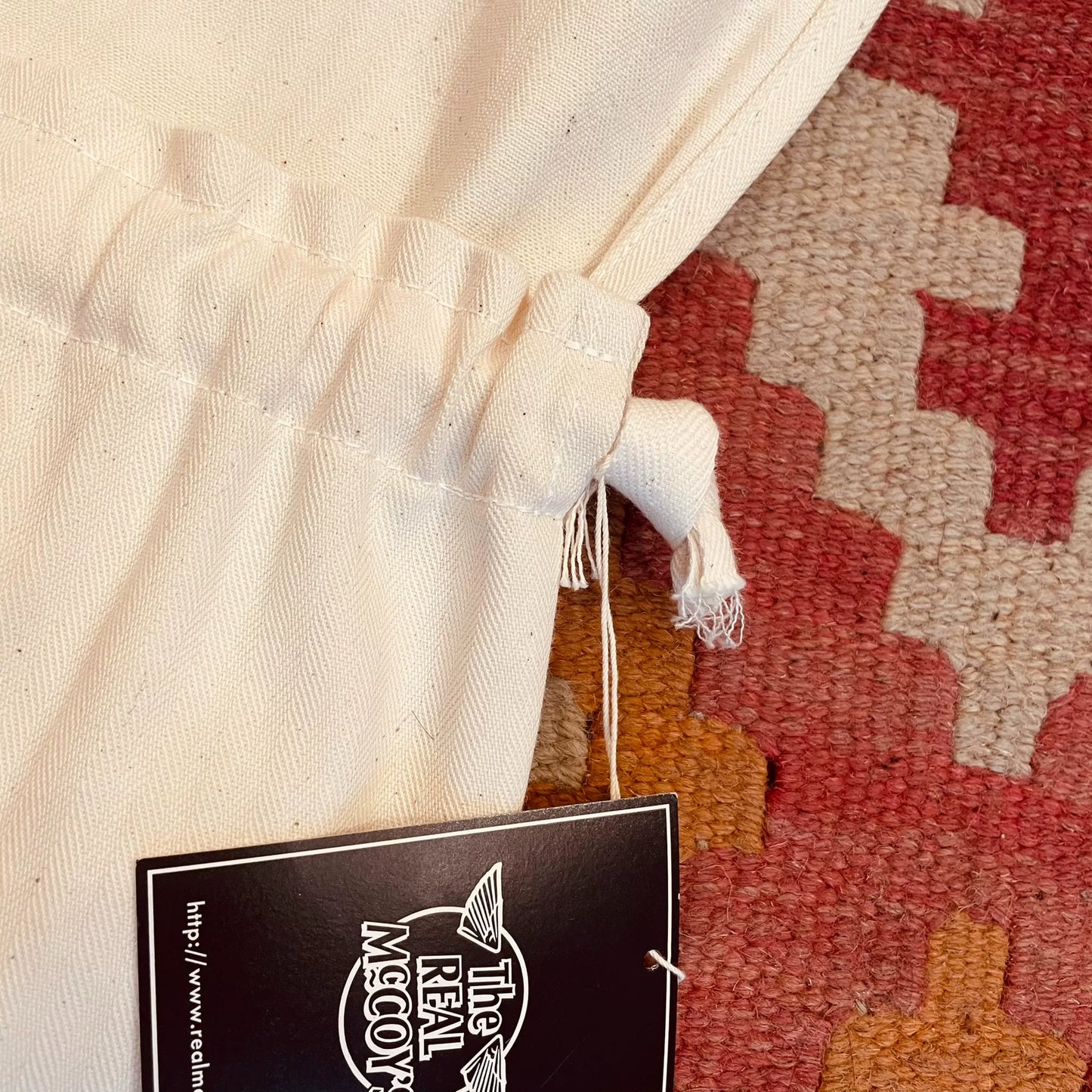THE REAL McCOY'S RED CROSS APRON BAG