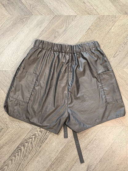 fear of god gray shorts with drawstring