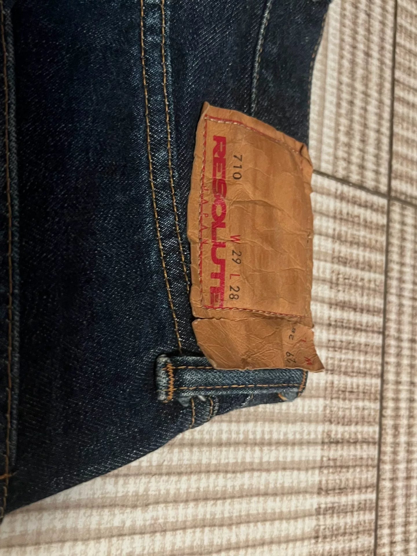 classic resolute710 denim pants for men