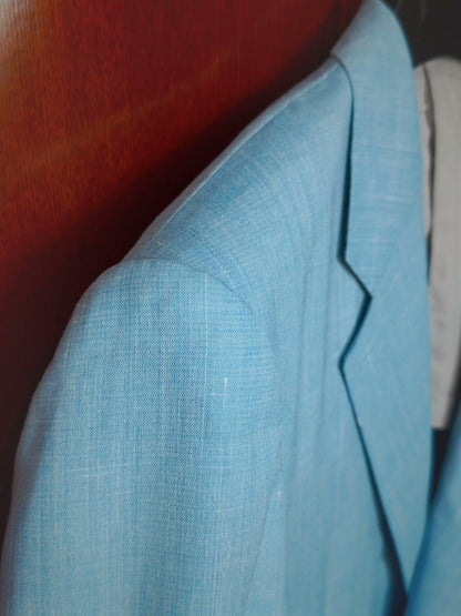 Zegna Custom Lightweight Blue Suit