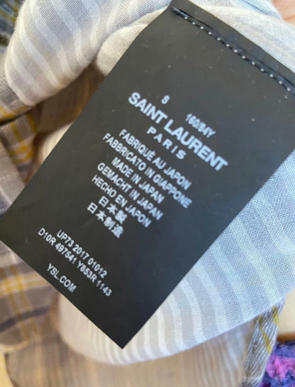 Saint Laurent Plaid Shirt
