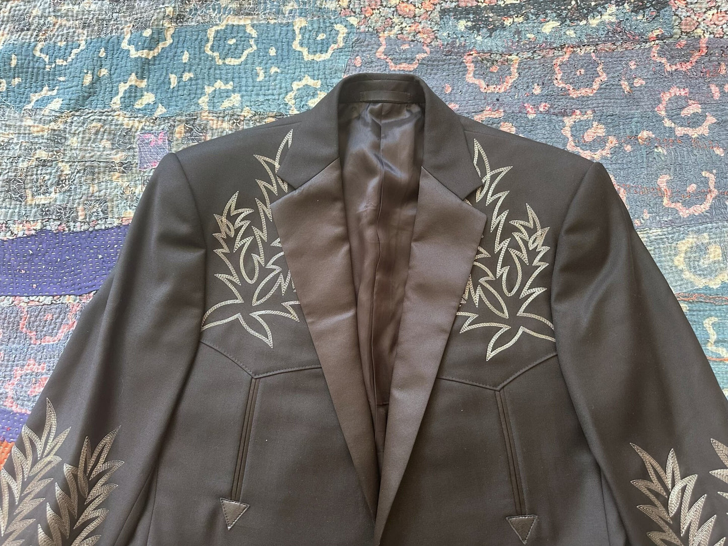 ralph lauren embroidered western jacket