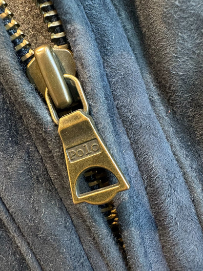 Ralph Lauren Vintage Indigo Heavy Leather Jacket