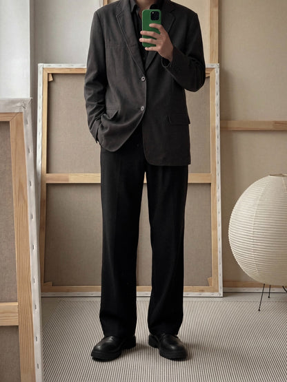 Yohji Yamamoto 00s Dyed Wool Suit